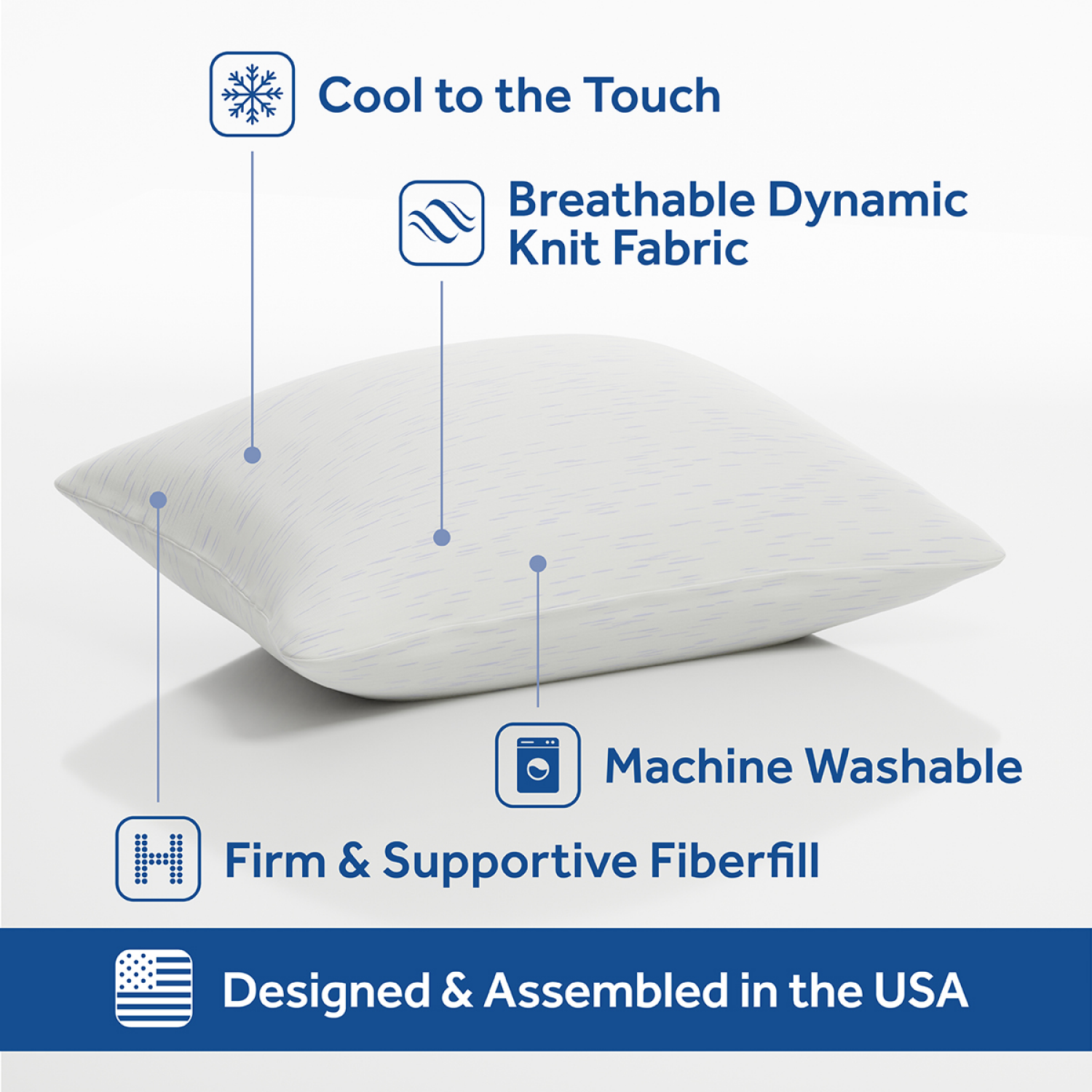 slide 4 of 5, Sealy Fresh Charcoal Bed Pillow, Standard/Queen, s/q