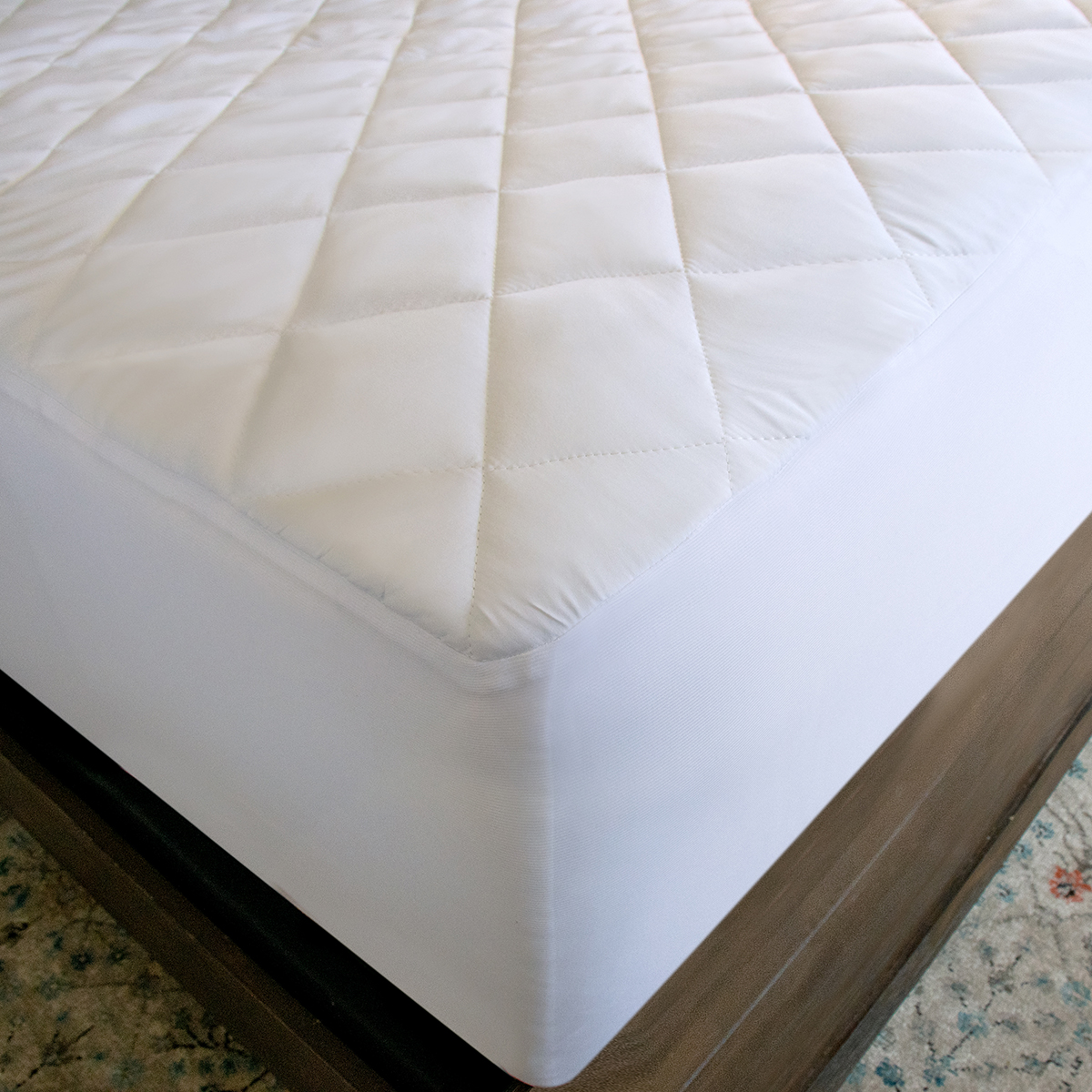 slide 2 of 4, AllerEase Advanced Allergy Protection Mattress Pad, Full Size