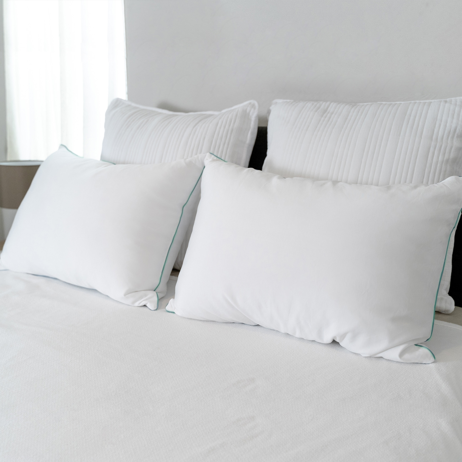 slide 5 of 5, Sealy Medium/Firm Support Pillow, Jumbo, Queen Size