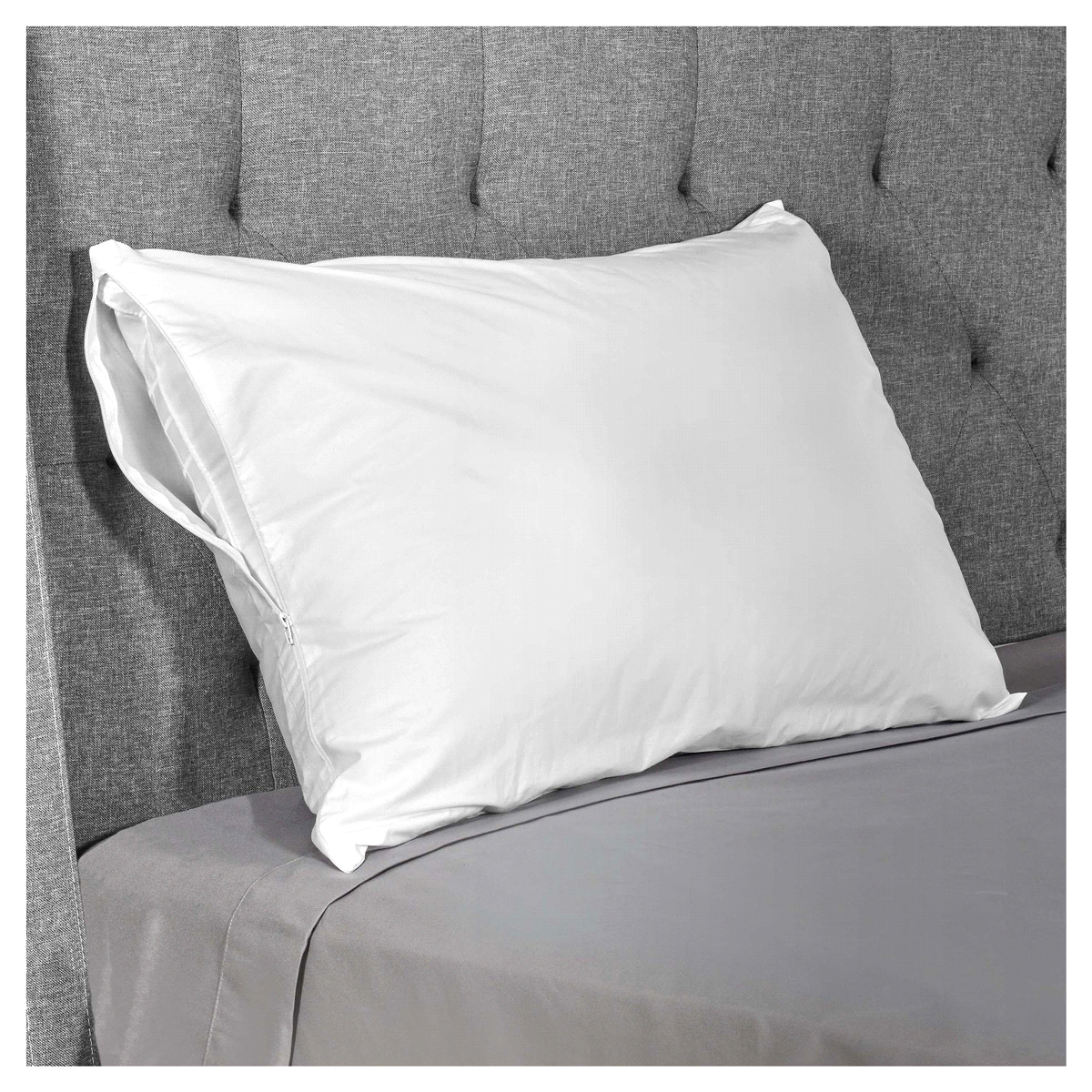 slide 5 of 17, Allerease Zippered Pillow Protector, Standard/Queen, 1 ct
