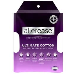 AllerEase Ultimate Protection and Comfort Zippered Breathable Pillow Protector