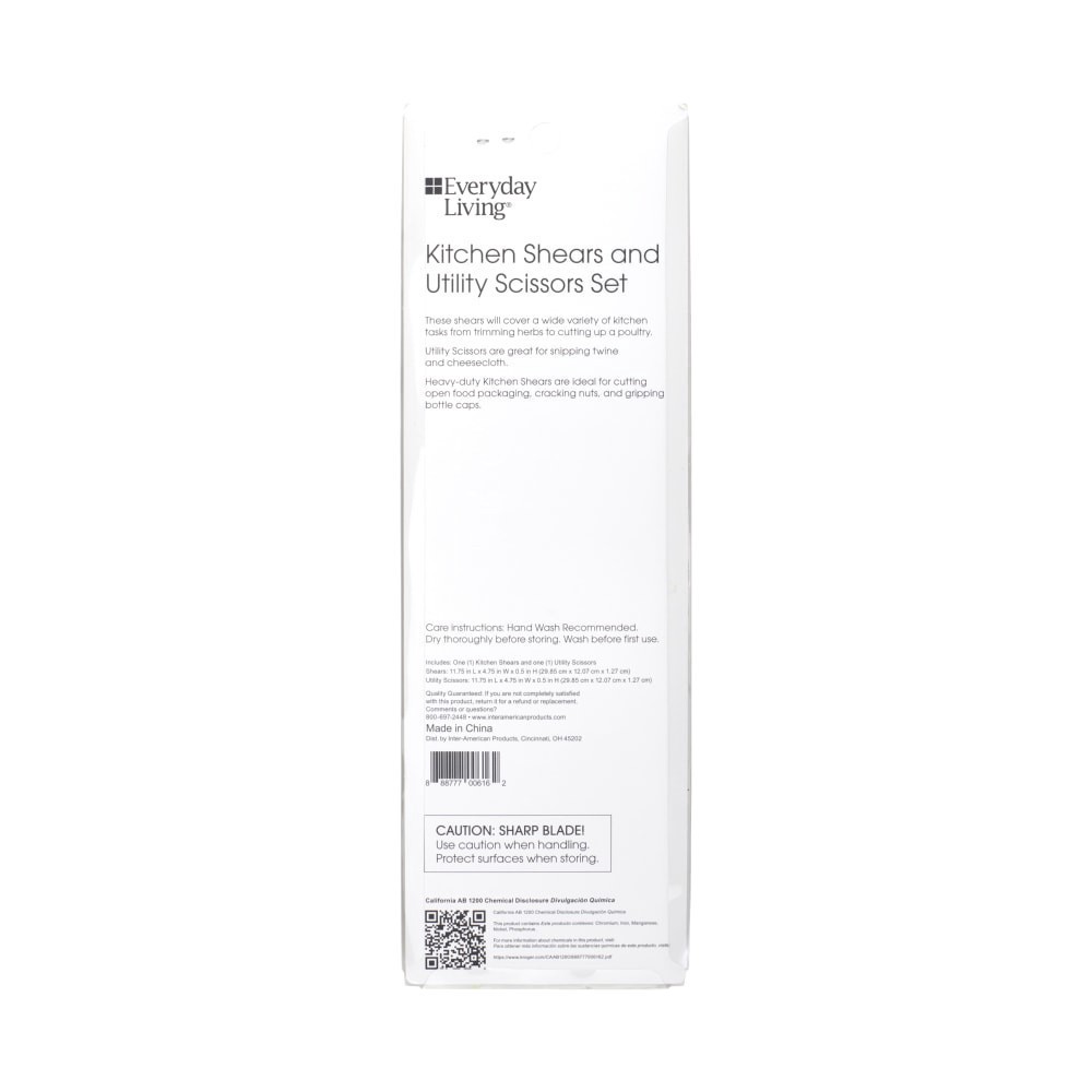 slide 2 of 4, Everyday Living Utility & Kitchen Shears, 2 ct