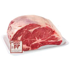 H-E-B Beef Bone-In Ribeye Roast, Large End 3-Rib, USDA Select