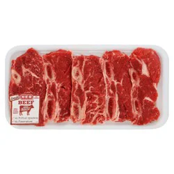 H-E-B Chuck Shoulder Beef Flanken Style Ribs