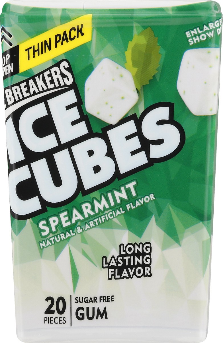 slide 1 of 2, Ice Breakers Ice Cubes Thin Pack Sugar Free Spearmint Gum 20 ea, 1 ct