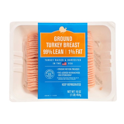 Lidl ground turkey breast, 99 lean 16 oz Shipt