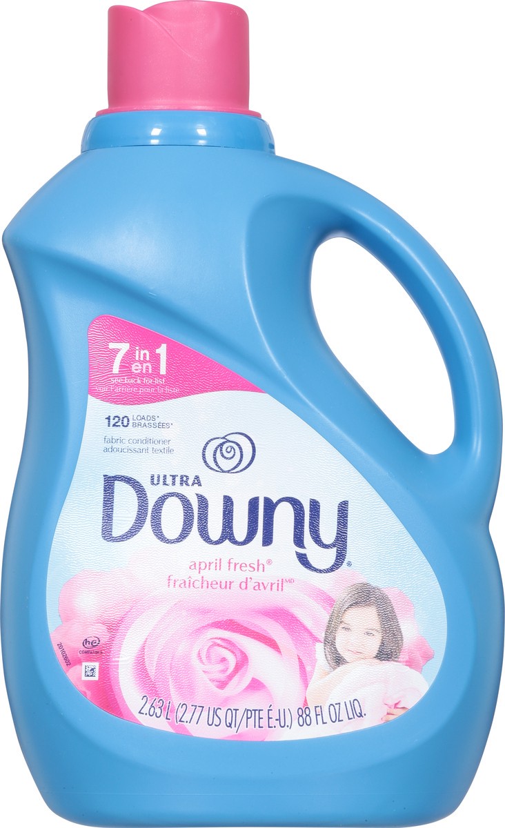 slide 6 of 14, Downy 2 in 1 Soft April Fresh Fabric Softener 2.77 qt, 2.77 qt