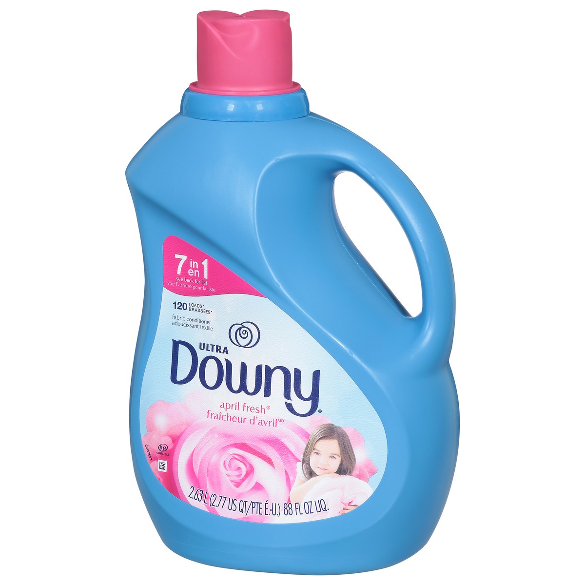 slide 14 of 14, Downy 2 in 1 Soft April Fresh Fabric Softener 2.77 qt, 2.77 qt