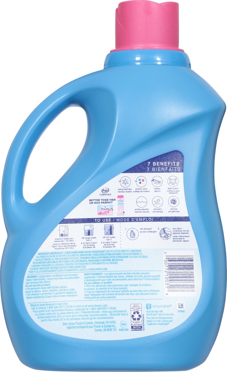 slide 9 of 14, Downy 2 in 1 Soft April Fresh Fabric Softener 2.77 qt, 2.77 qt