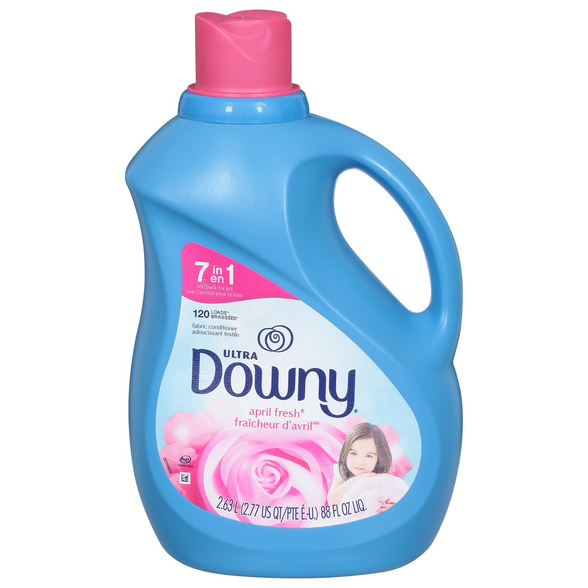 slide 3 of 14, Downy 2 in 1 Soft April Fresh Fabric Softener 2.77 qt, 2.77 qt