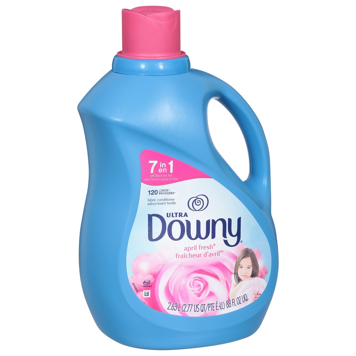 slide 13 of 14, Downy 2 in 1 Soft April Fresh Fabric Softener 2.77 qt, 2.77 qt