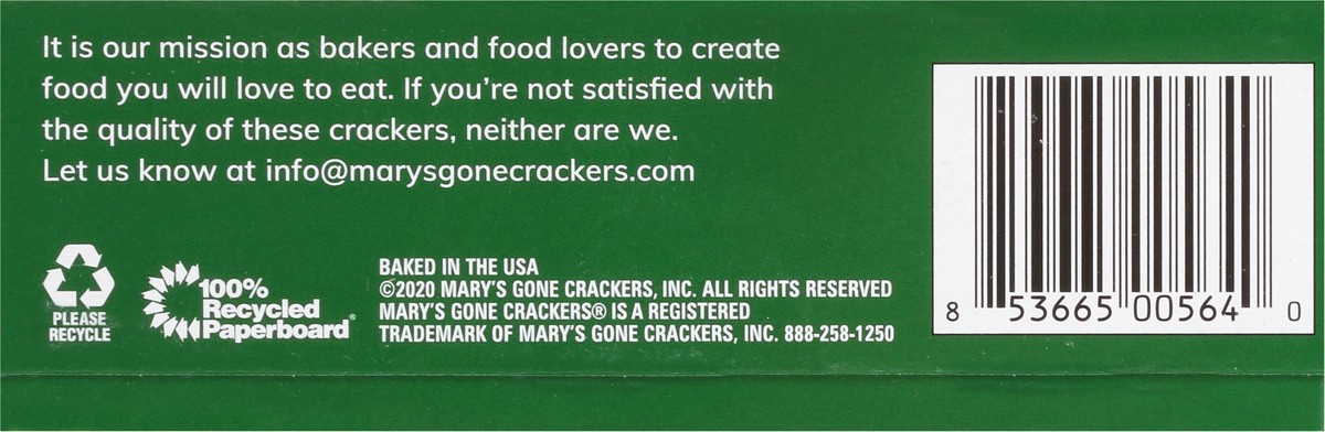 slide 7 of 12, Mary's Gone Crackers Gluten Free Real Thin Cracker Tomato Basil, 5 oz