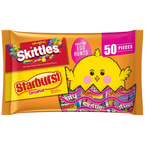 slide 1 of 1, Skittles / Starburst fun size candies, 20.39 oz