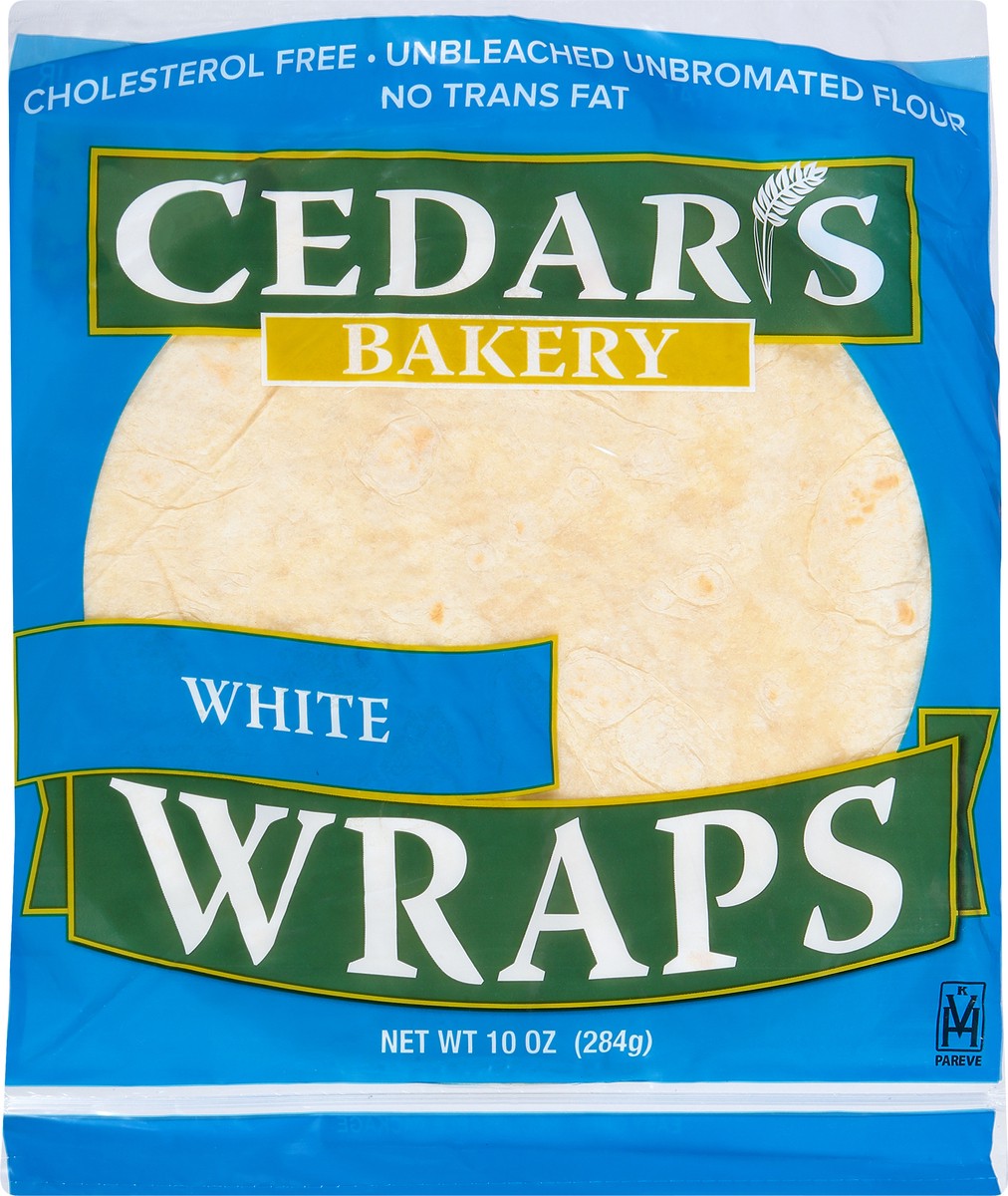 slide 5 of 10, Cedar's Bakery White Wraps, 10 oz