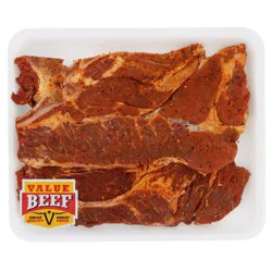 Market Bone-In Seasoned Beef Agujas - Value Pack