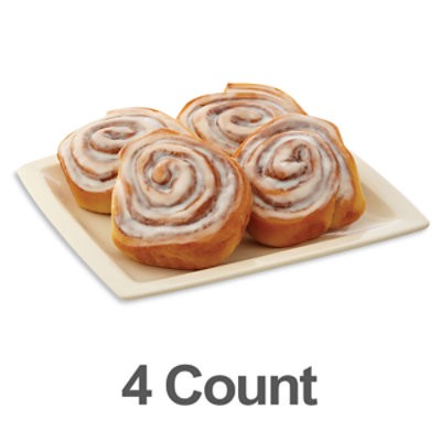 slide 1 of 1, Bakery Cinnamon Rolls - 4 Count, 1 ct
