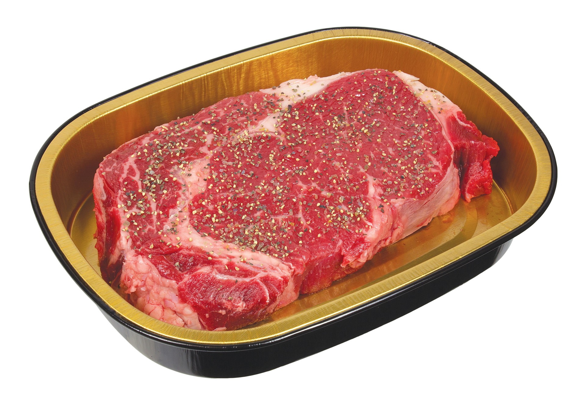 slide 1 of 1, H-E-B Meal Simple USDA Prime Beef Ribeye Steak, per lb