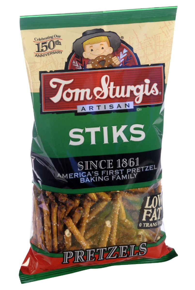 slide 5 of 11, Tom Sturgis Pretzels, 14 oz