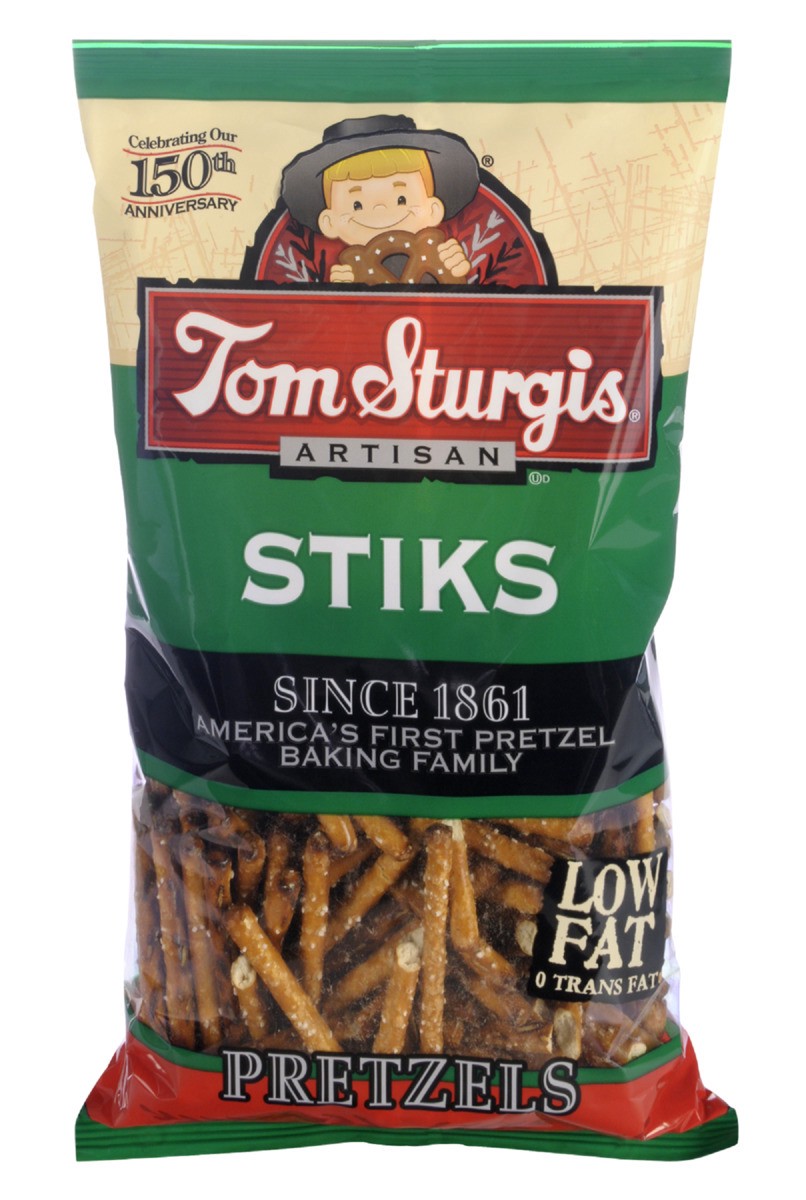 slide 7 of 11, Tom Sturgis Pretzels, 14 oz