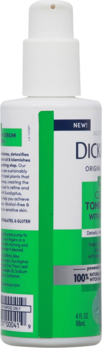 slide 5 of 12, Dickinson's Dickinsons Dickinson's Toner + Serum, Clearing, With Eucalyptus, 4-In-1, 4 fl oz