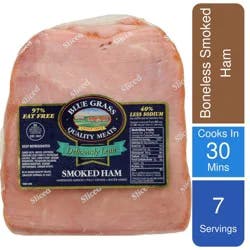 Blue Grass Quarter Boneless Smoked Ham Limit 2 at Sale Price