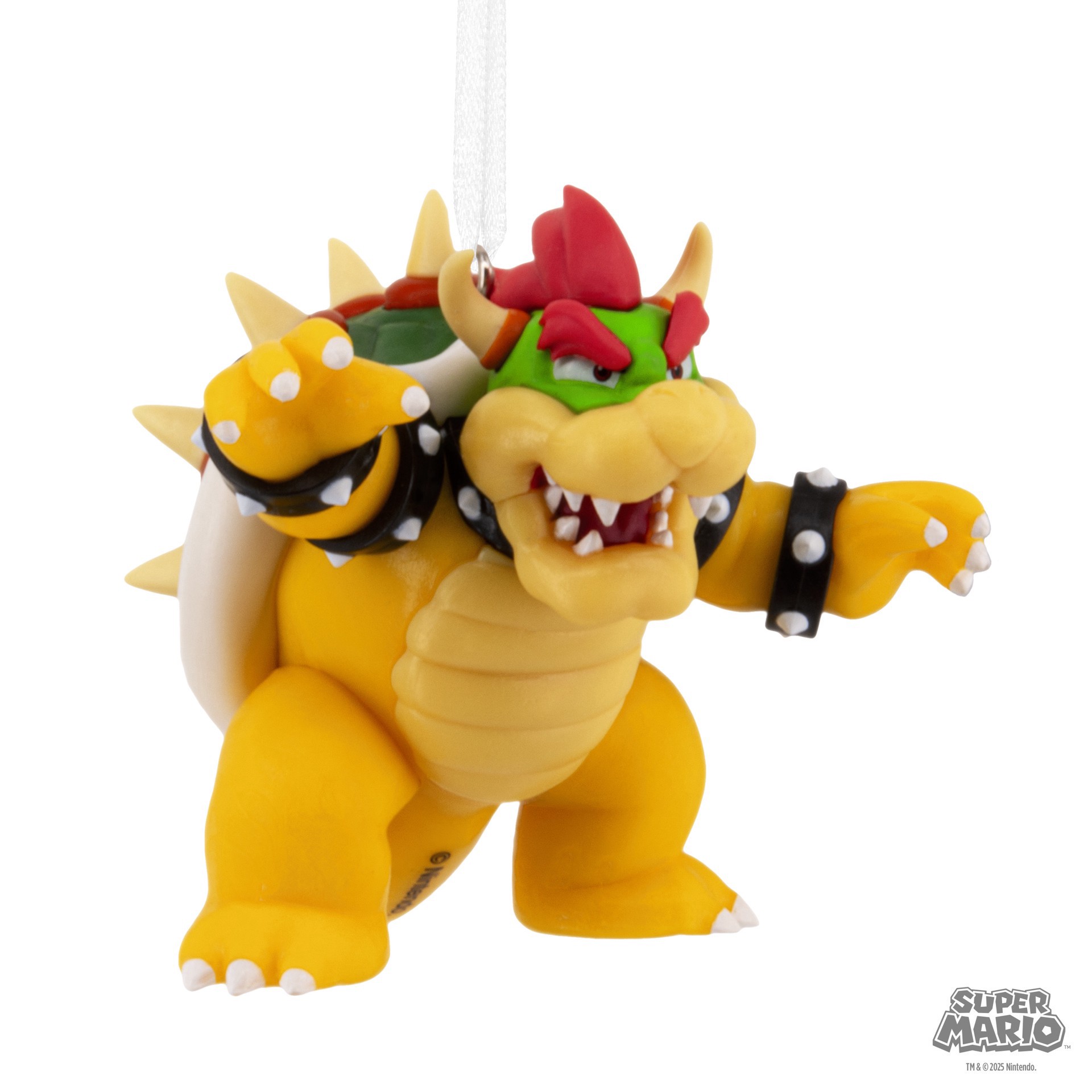 slide 3 of 6, Hallmark Nintendo Super Mario 2.75" Bowser Ornament, 2.75 in x 2 in x 2.25 in