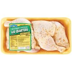 Hill Country Fare Lemon Pepper Seasoned Chicken Leg Quarters