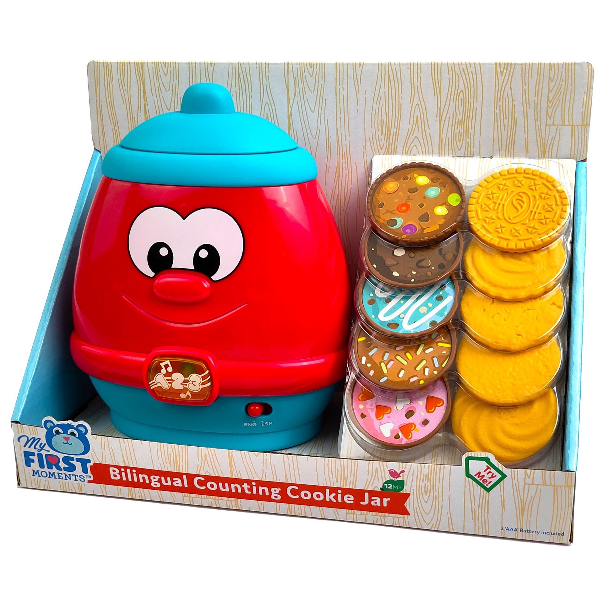 slide 1 of 1, My First Moments Bilingual Counting Cookie Jar, 1 ct