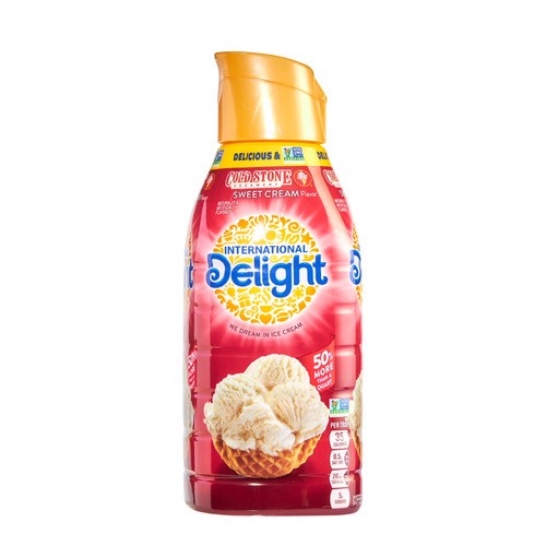 slide 1 of 1, International Delight® sweet cream coffee creamer, 48 fl oz