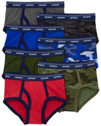 Carter's Toddler 7-Pack Cotton Briefs Underwear Multi 4-5
