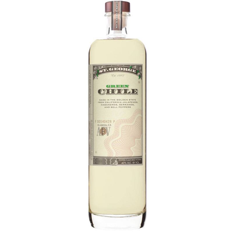 slide 1 of 1, St. George Green Chile Flavored Vodka - 750ml Bottle, 750 ml