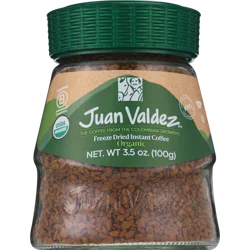 Juan Valdez Freeze-Dried Instant Organic Coffee, 3.5 oz