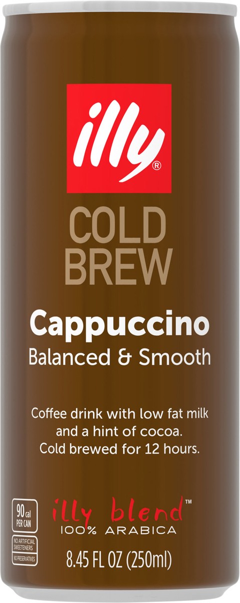 slide 4 of 11, illy Cold Brew RTD Cappuccino - 8.45 fl oz, 8.45 fl oz