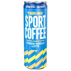 Throne Sport Coffee French Vanilla Latte 11 fl oz