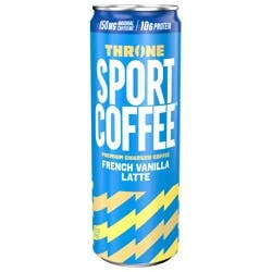 Throne Sport Coffee French Vanilla Latte 11 fl oz