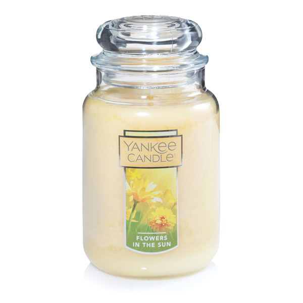 slide 1 of 1, Yankee Candle Large Jar Flowers In The Sun, 19 oz