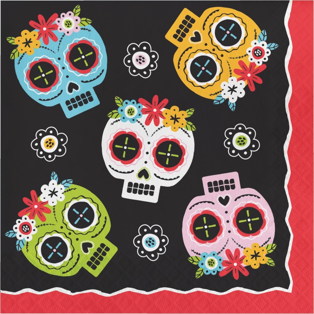 slide 1 of 1, Creative Converting Die De Muertos Decorations, 16 ct