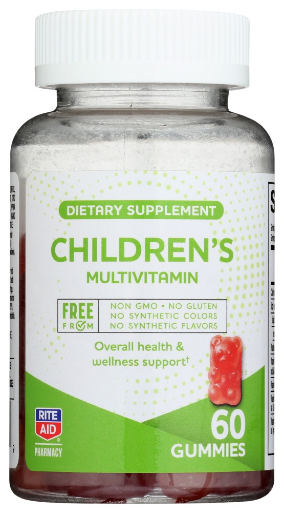 slide 1 of 5, Rite Aid Ra Ffm Child Mult Gummy, 60 ct