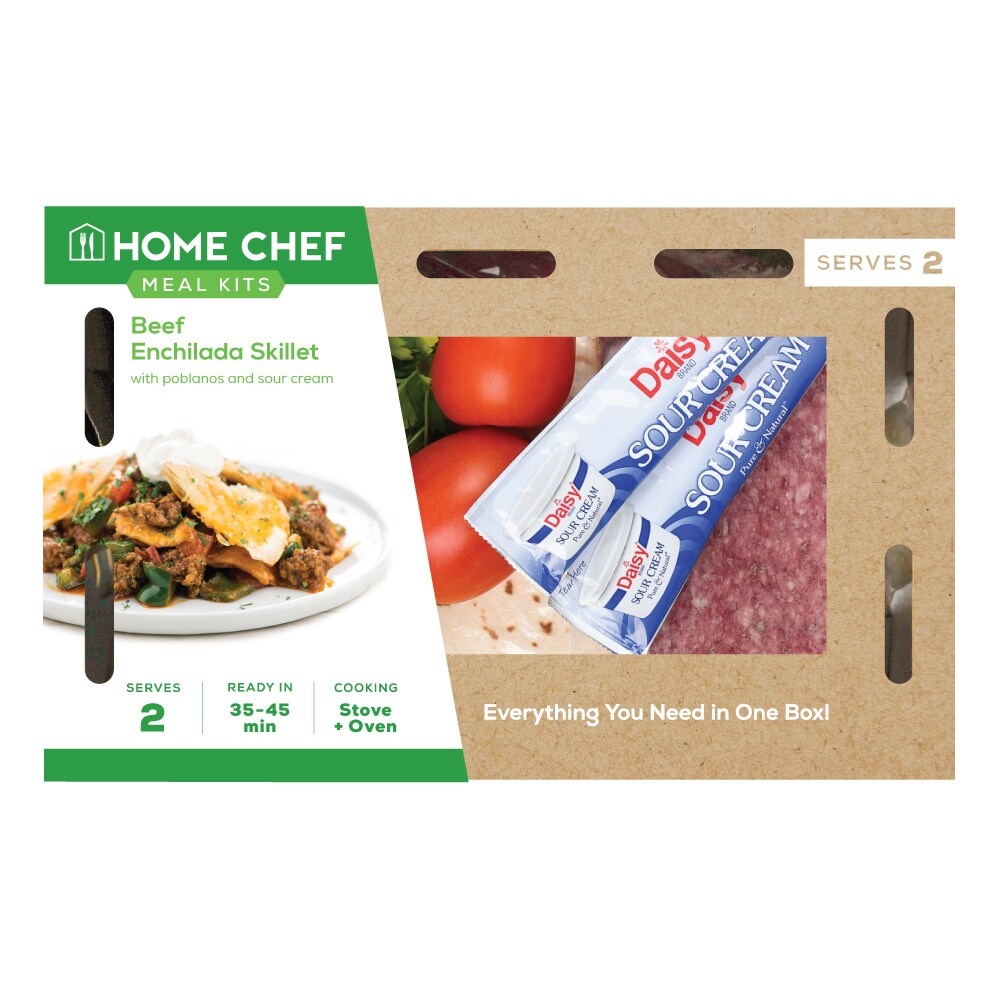 slide 1 of 1, Home Chef Meal Kit Beef Enchilada Skillet, 32 oz