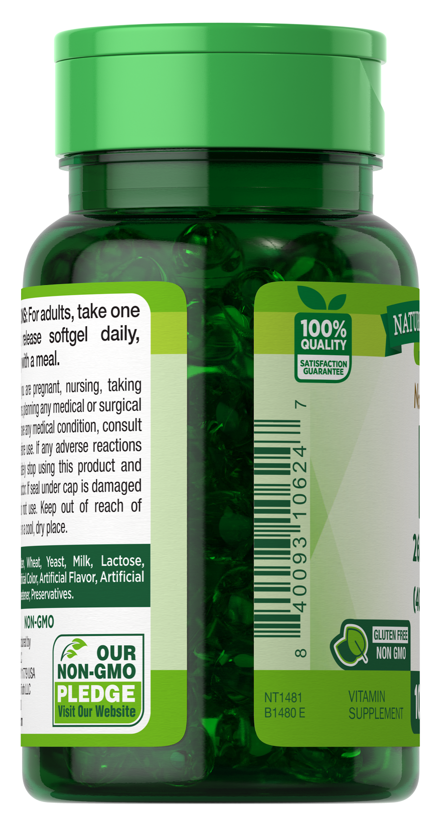 slide 3 of 4, Nature's Truth Vitamin E - 400 IU, 268 mg, 100 ct