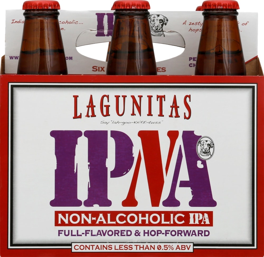 slide 1 of 1, Lagunitas Ipna Non-Alcoholic Ipa, 72 fl oz