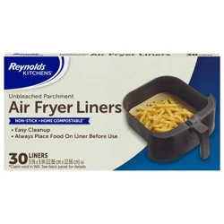 Reynolds Kitchens Unbleached Parchment Non-Stick Air Fryer Liners 30 Each