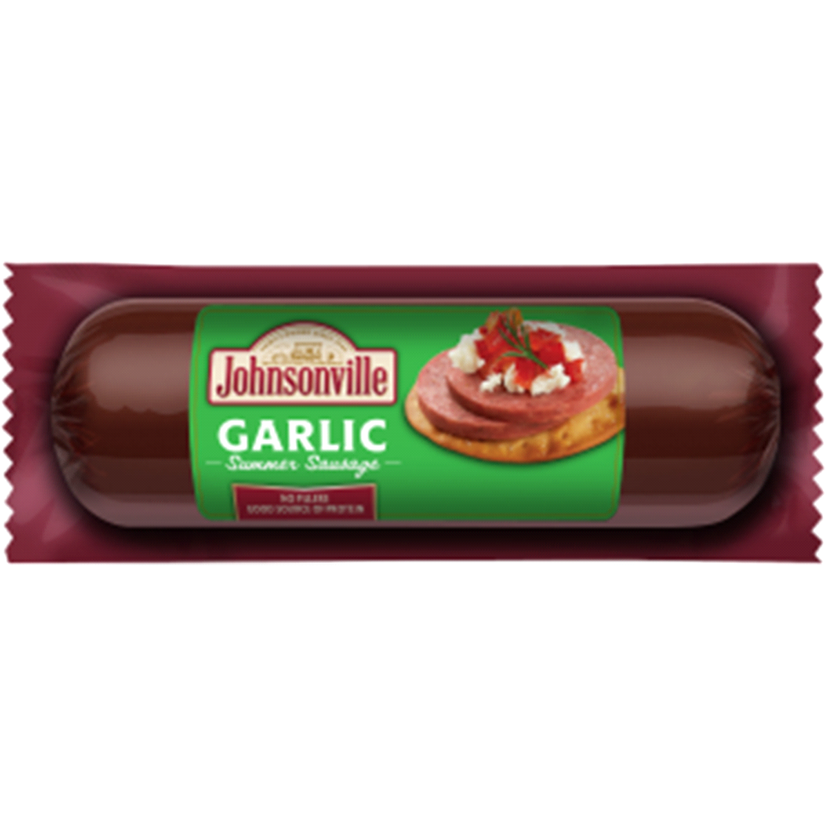 Johnsonville Garlic Summer Sausage Chub 12 Oz Shipt