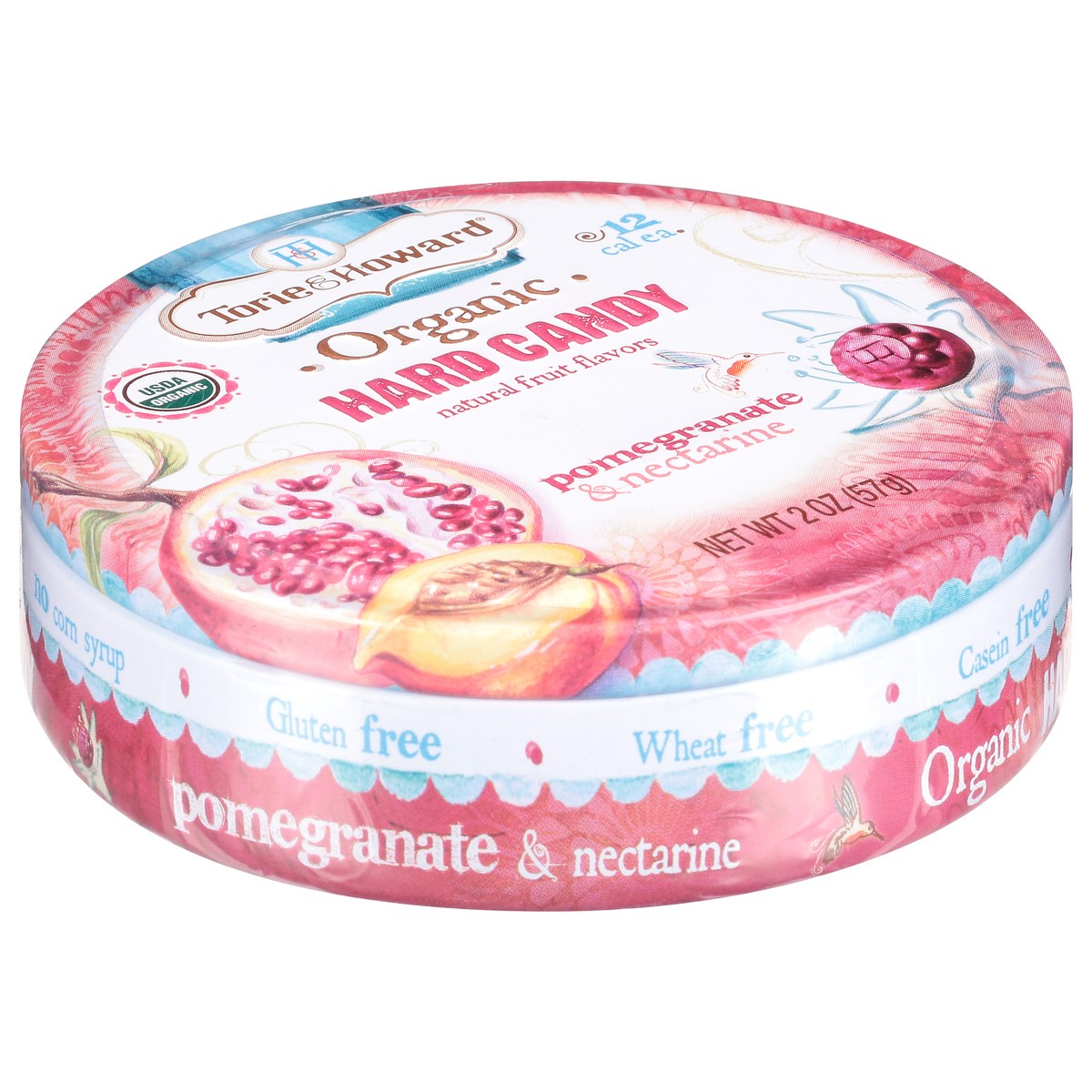 slide 6 of 13, Torie & Howard Organic Pomegranate & Nectarine Hard Candy 2 oz, 2 oz