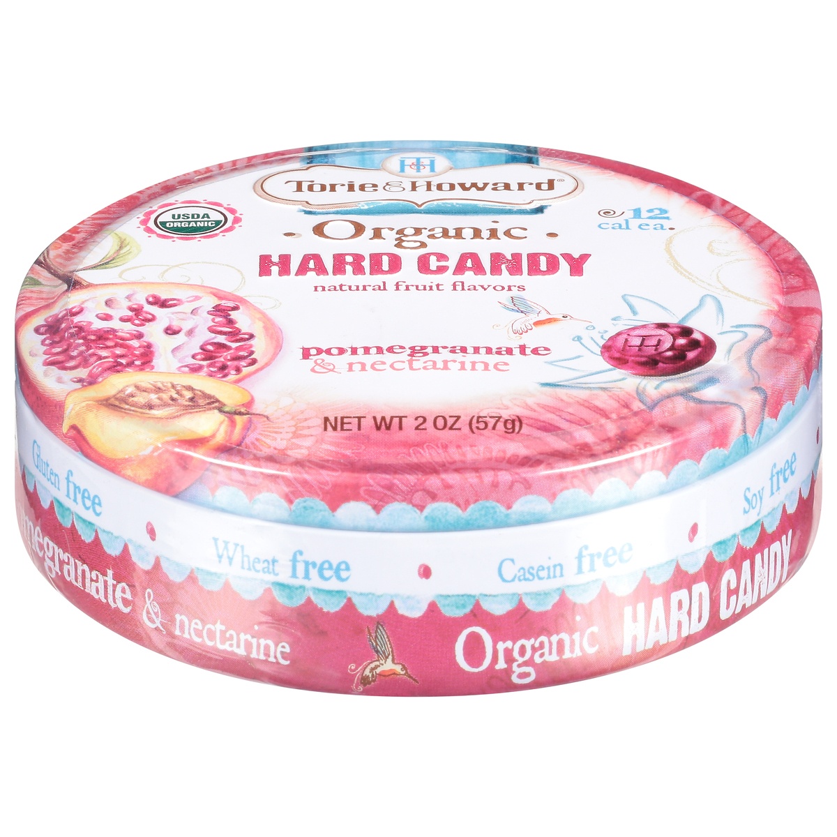 slide 1 of 1, Torie & Howard Organic Pomegranate & Nectarine Hard Candy 2 oz, 2 oz