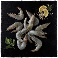 H-E-B Fish Market Shell-On Head-On Super Colossal White Raw Shrimp, 9 - 12 ct/lb
