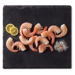 H-E-B Wild Caught Shell-On Medium Key West Pink Raw Shrimp, 41 - 60 ct/lb
