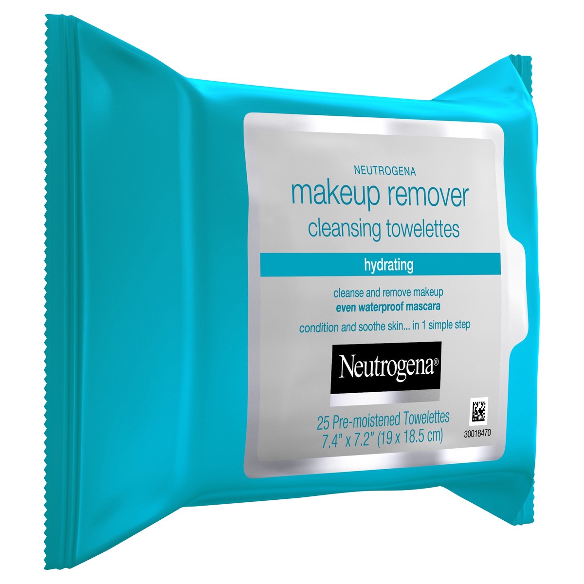 slide 2 of 8, Neutrogena Hydrating Makeup Remover Face Wipes, Pre-Moistening Facial Cleansing Towelettes to Condition Skin & Remove Dirt, Oil, Makeup & Waterproof Mascara, Alcohol-Free, Value Pack 25 ct, 25 ct