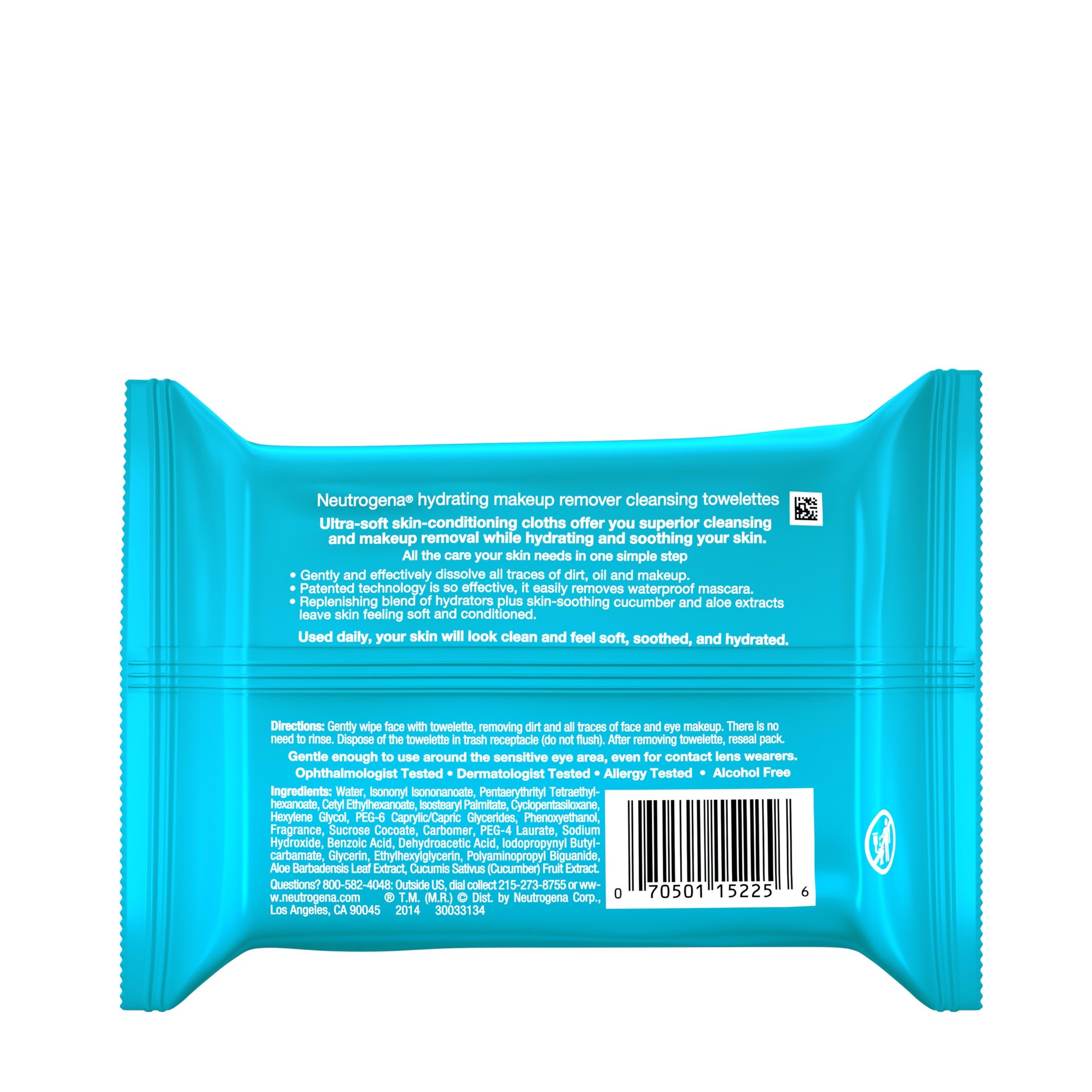 slide 3 of 5, Neutrogena Hydrating Makeup Remover Cleansing Facial Towelettes, 25 ct