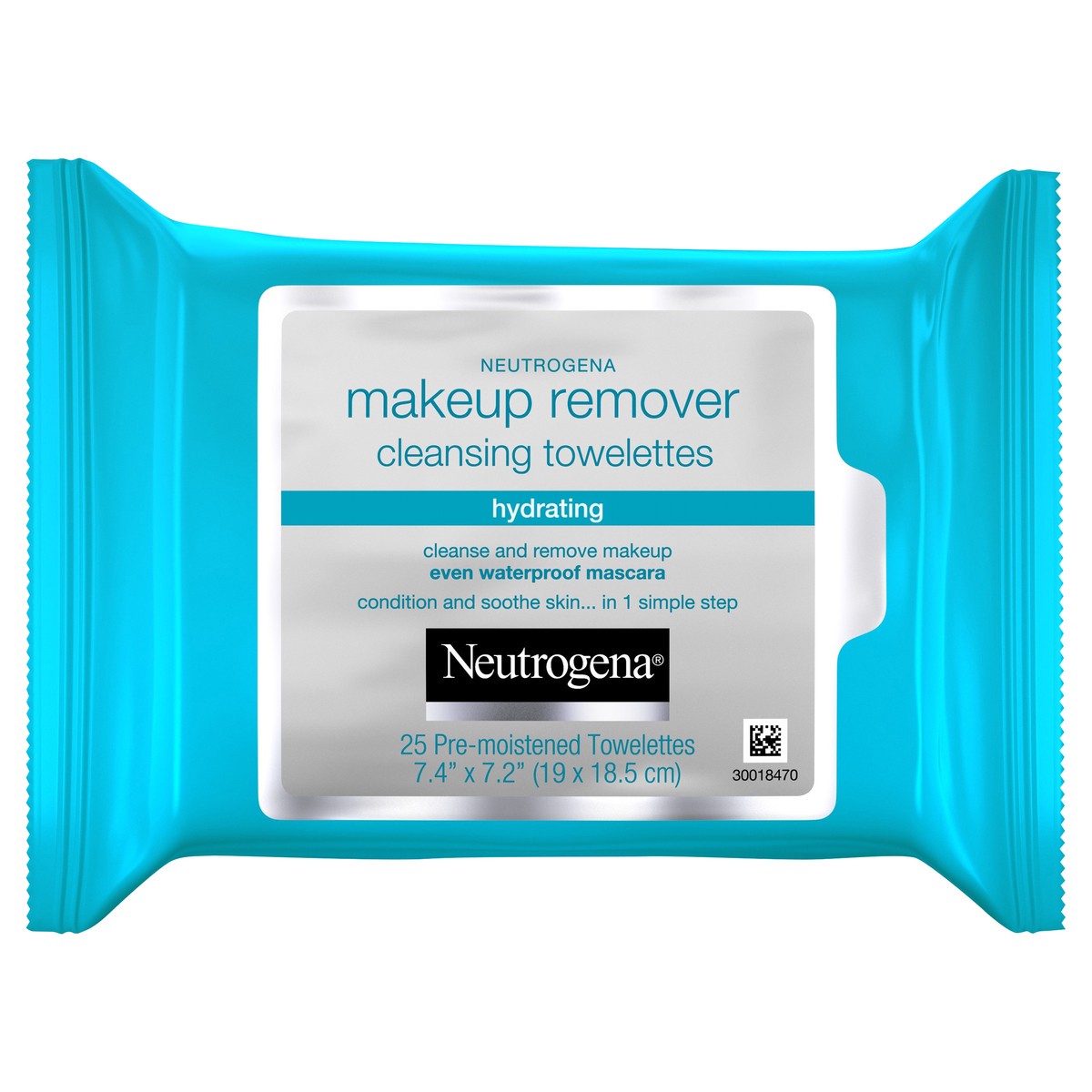 slide 5 of 8, Neutrogena Hydrating Makeup Remover Face Wipes, Pre-Moistening Facial Cleansing Towelettes to Condition Skin & Remove Dirt, Oil, Makeup & Waterproof Mascara, Alcohol-Free, Value Pack 25 ct, 25 ct